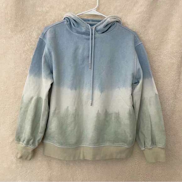 Washed Tie Dyed Hoodie Sweatshirt - Picture 1 of 8
